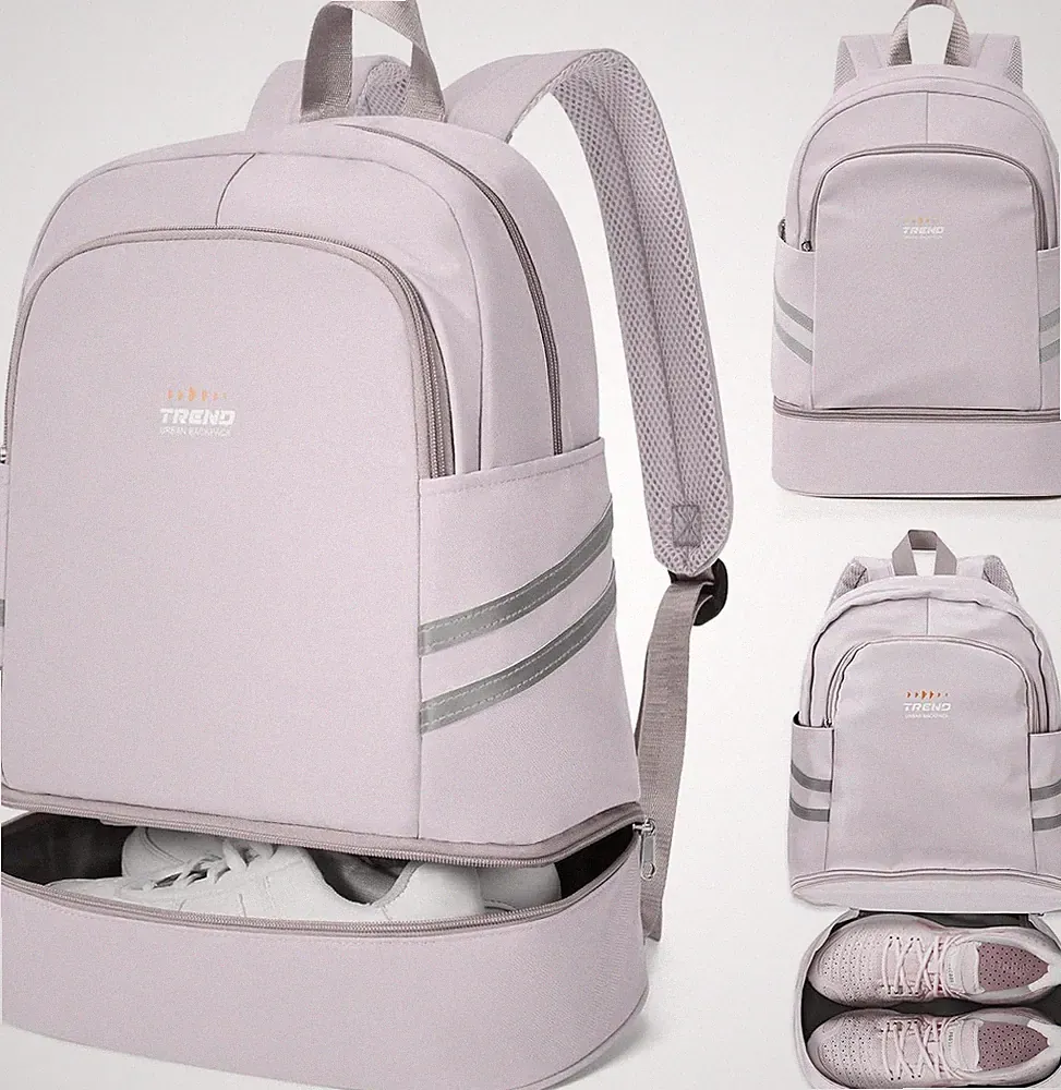 Gym Backpack For Women Waterproof Backpack With Shoe Compartment Lightweight...
