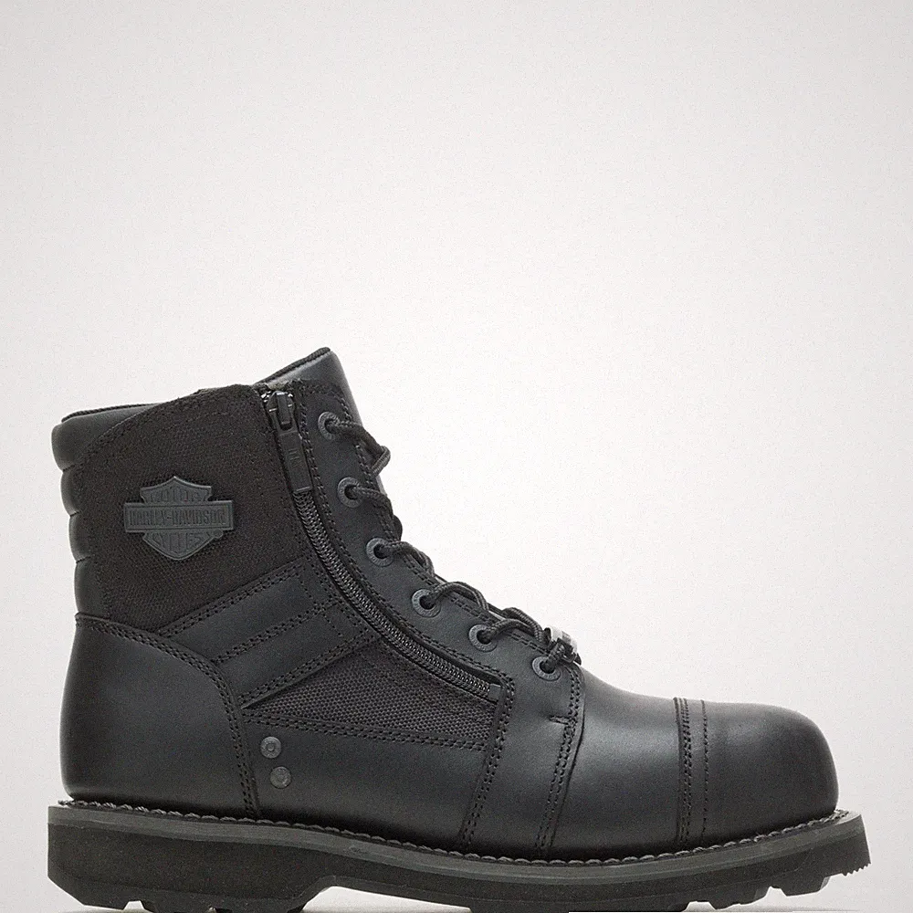 Harley-Davidson Bonham Composite Toe Mens Black Wide Motorcycle Boots