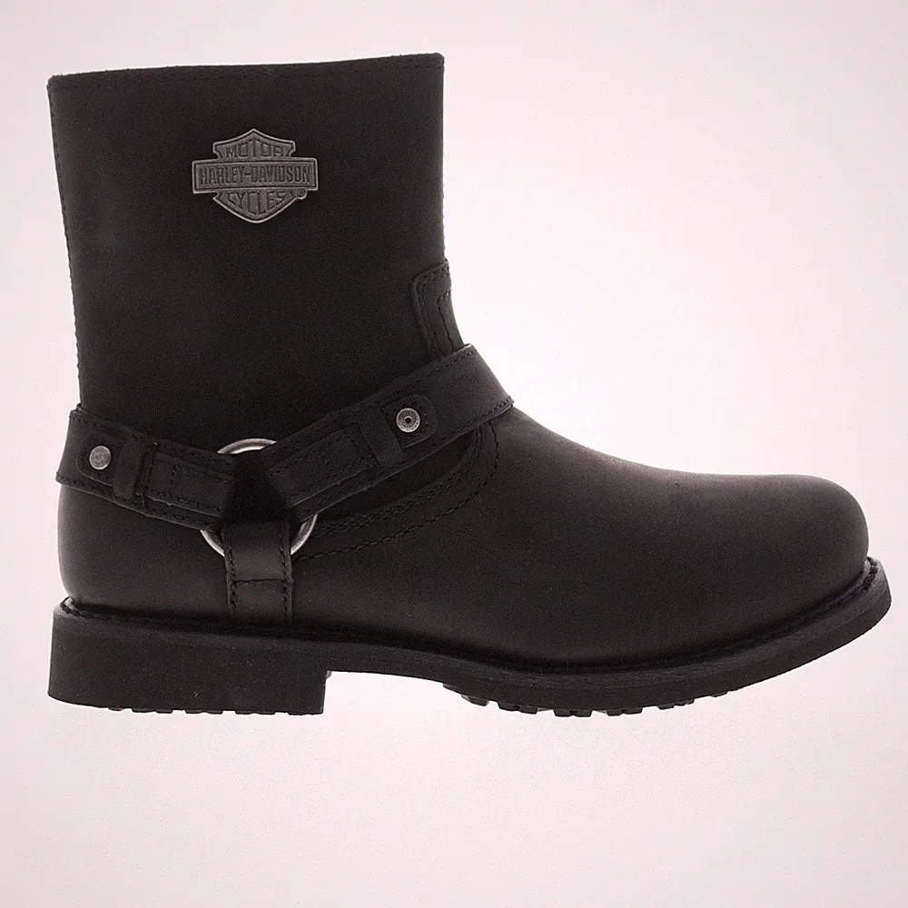 Harley-Davidson Scout 8" Harness D95262 Mens Black Leather Motorcycle Boots