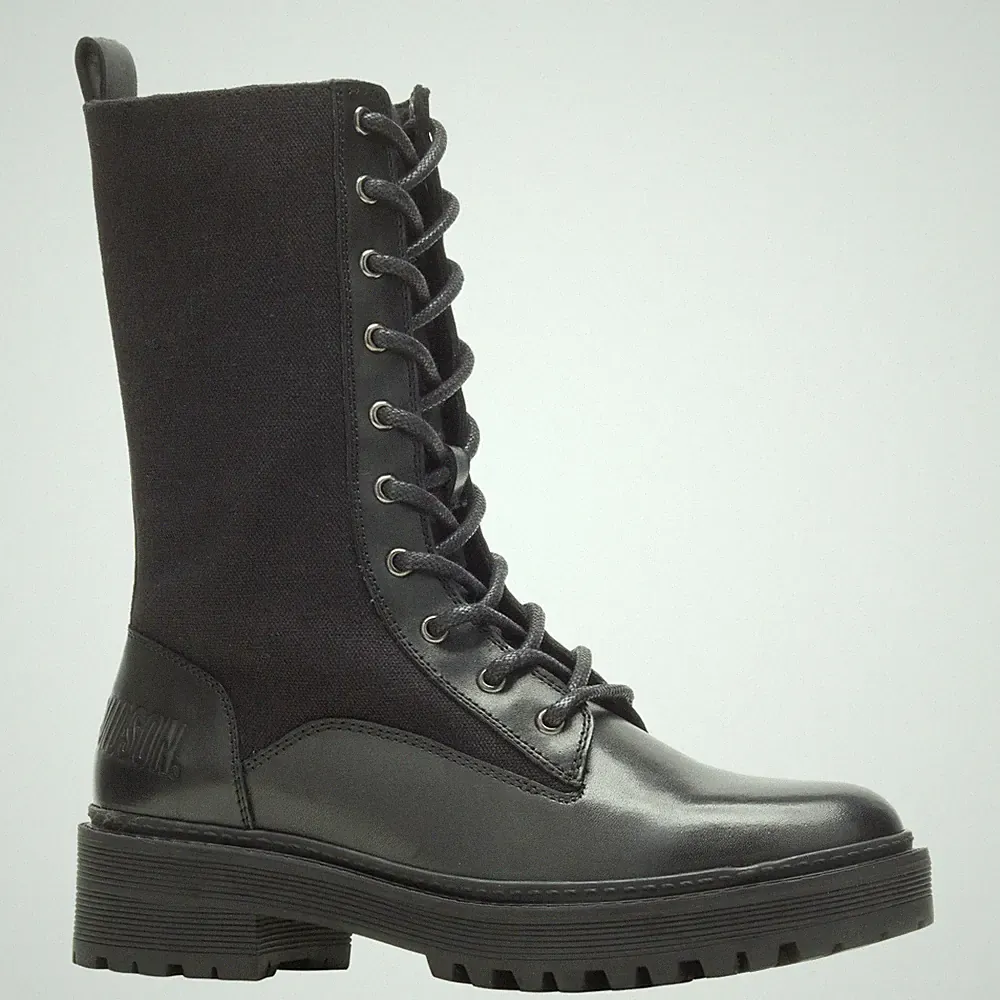Harley-Davidson Valene 9" D84779 Womens Black Leather Motorcycle Boots
