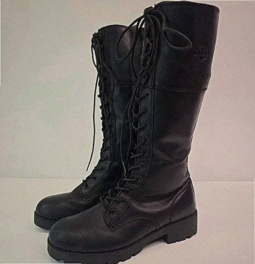 Harley-Davidson Women's Lynwood WP Knee-High Motorcycle Boots D87221