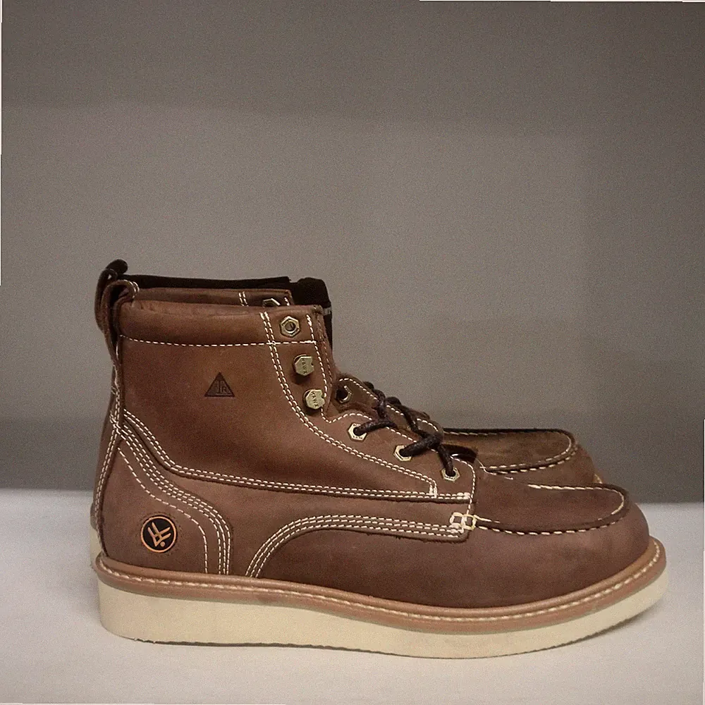 Hawx 6" Grade Soft Toe Work Boot Brown Men Size 12D