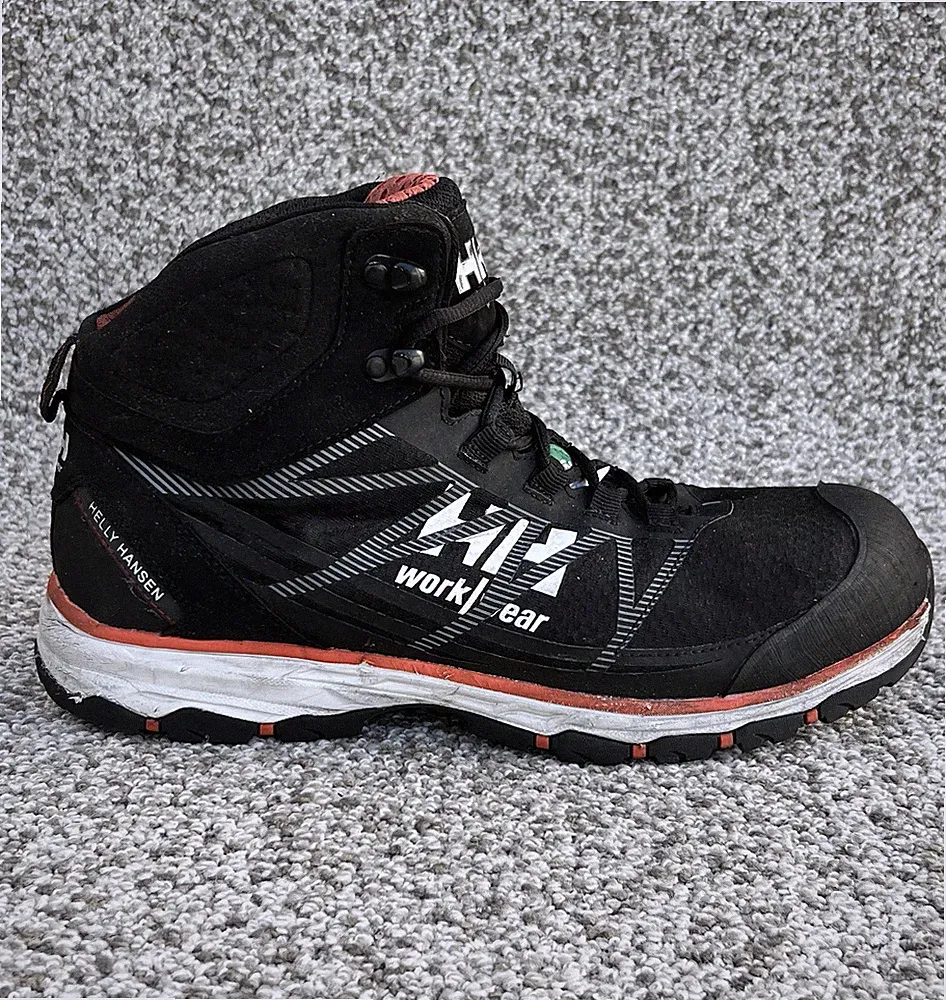Helly Hansen Mid Cut Hiking Work Boots Mid Cut Aluminum Toe Men's Size 10 US