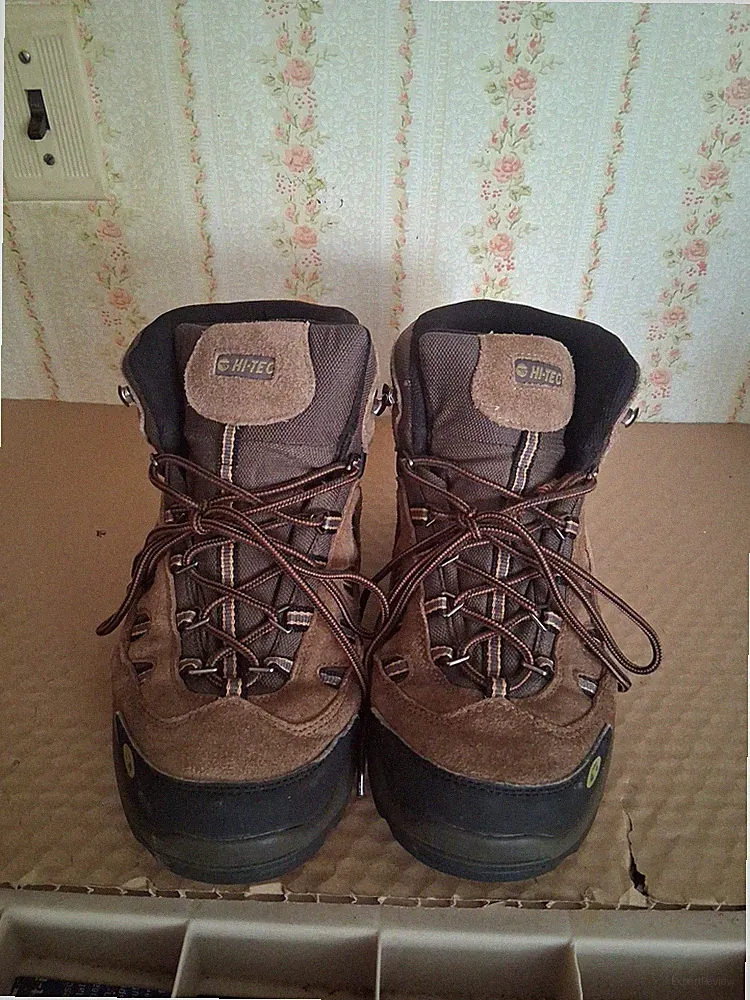 HI-TEC BANDERA MID WP WIDE WATERPROOF OUTDOOR HIKING BOOTS MEN'S SIZE 11 BROWN