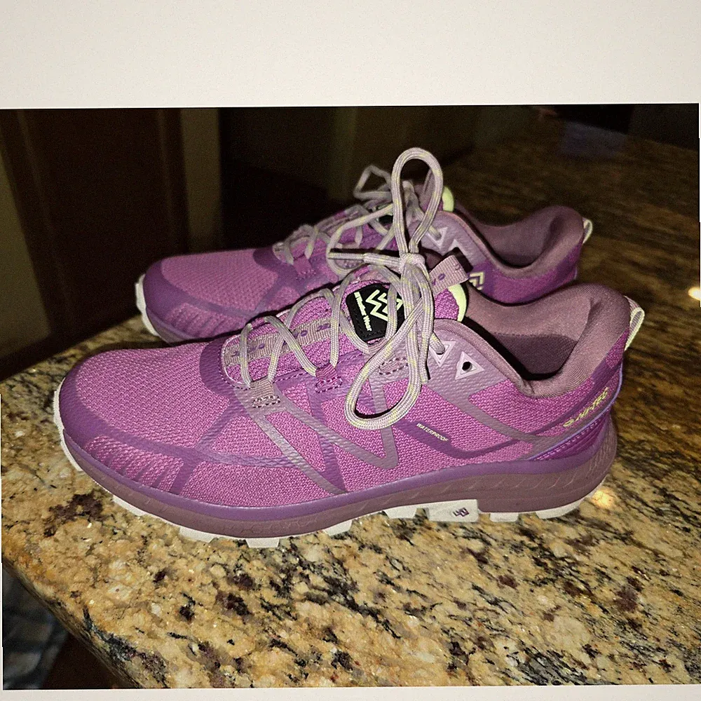 HI-TEC Mauna Hiker WP Women's Hiking Shoes Purple US 11 Medium CH80104W-PU