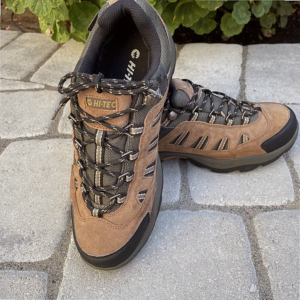 Hi-Tec Men's Bandera Low Waterproof Hiking Boot Brown/Orange Size 9 M