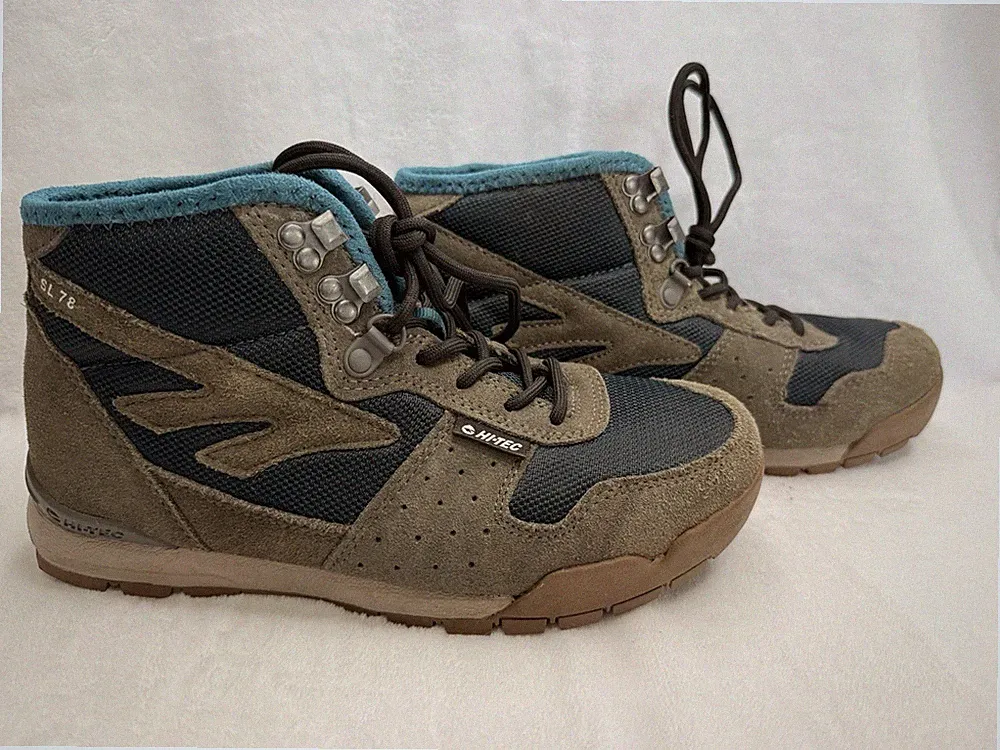 Hi-Tec Sierra Lite Womens Gray Suede Lace Up Hiking Boots Model 23170 - SZ 7