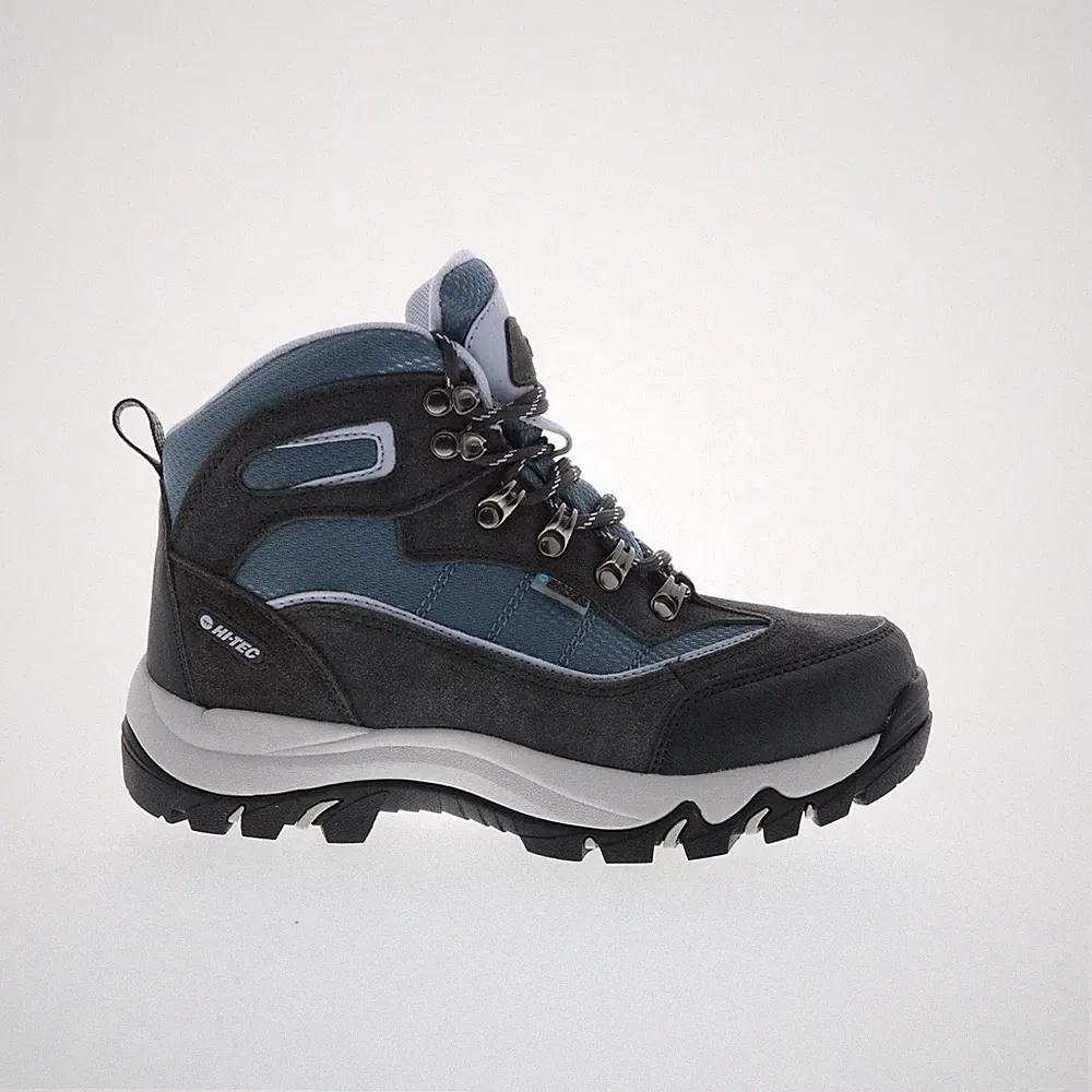 Hi-Tec Skamania Mid Waterproof CH80049W-VD Womens Gray Suede Hiking Boots 9