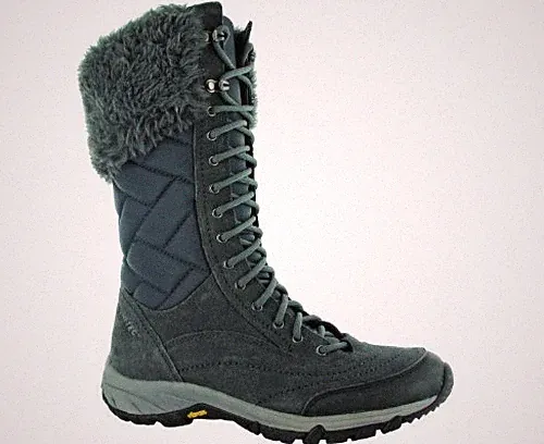 Hi-Tec Women's Harmony Quilt Mid 200 WP Snow Boot Vibram Sole US 8 EU 39