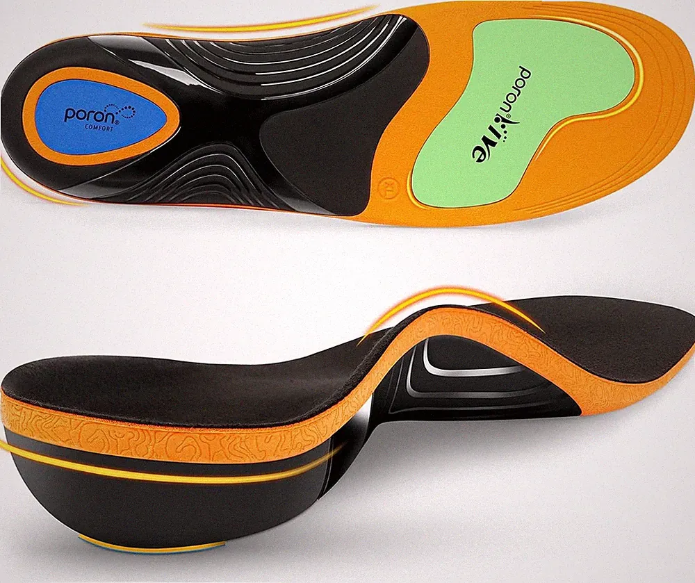High Arch Support Insoles for Work Boots - Comfort Inserts for All-Day Use