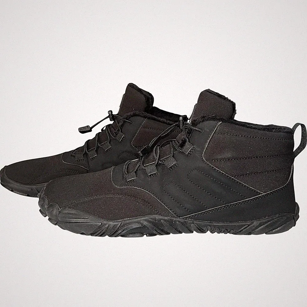 Hike Footwear Sherpa Lined Winter Boots Black Size 47 US 12.5 Hiking Outdoor