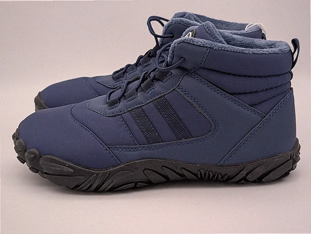 Hike Footwear Womens 5 Navy Blue Winter Hiking Boots Ankle Snow Fleece Lined