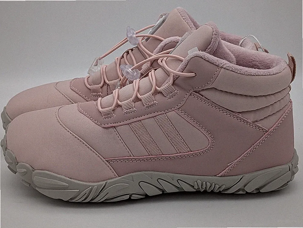 Hike Footwear Womens Winter Hiking Boots Size 6.5 EU 37 Pink Fleece Lined