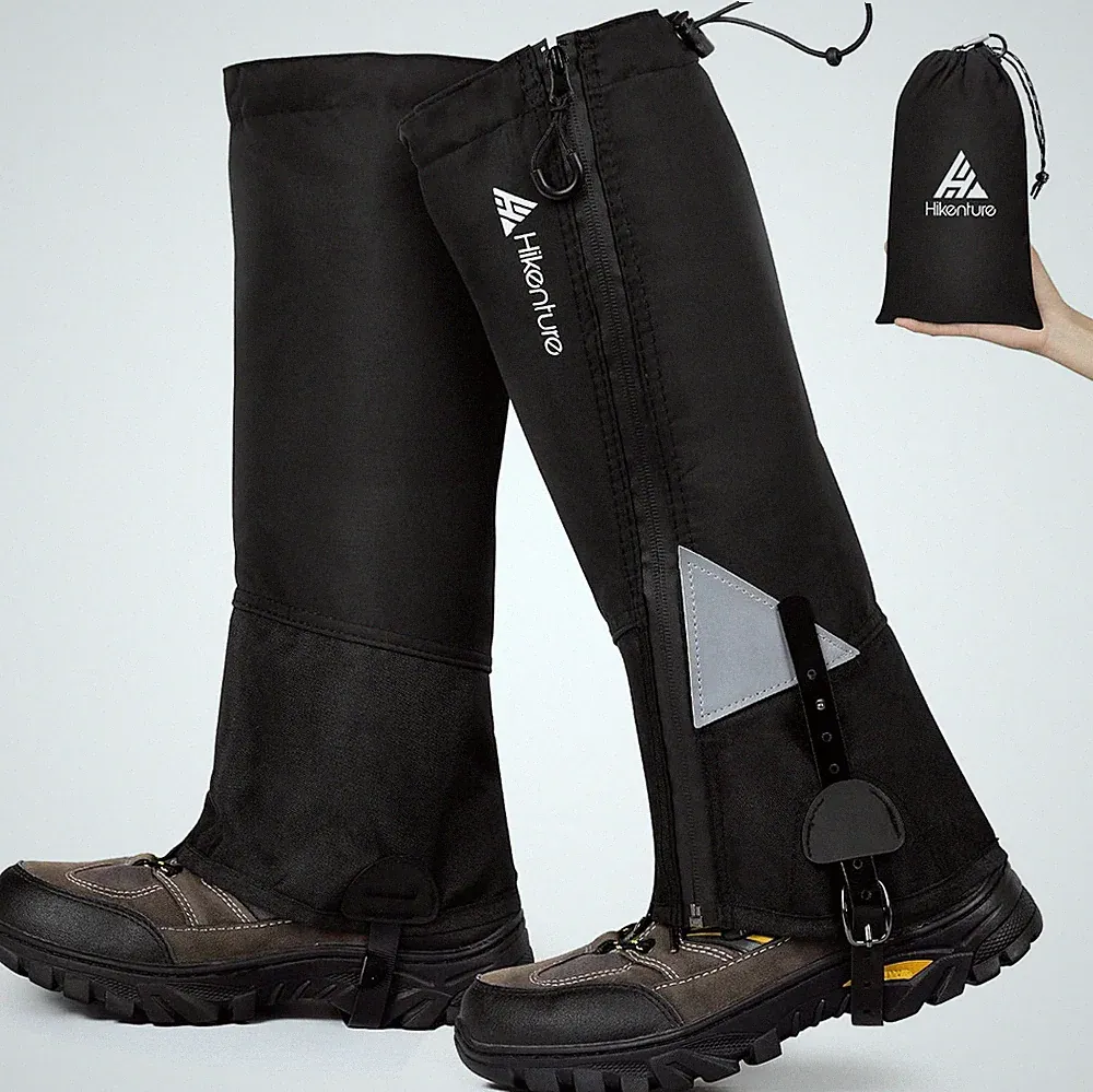 Hikenture Hiking Gaiters with Upgraded Zipper, Gaiters for Hiking Waterproof, Li