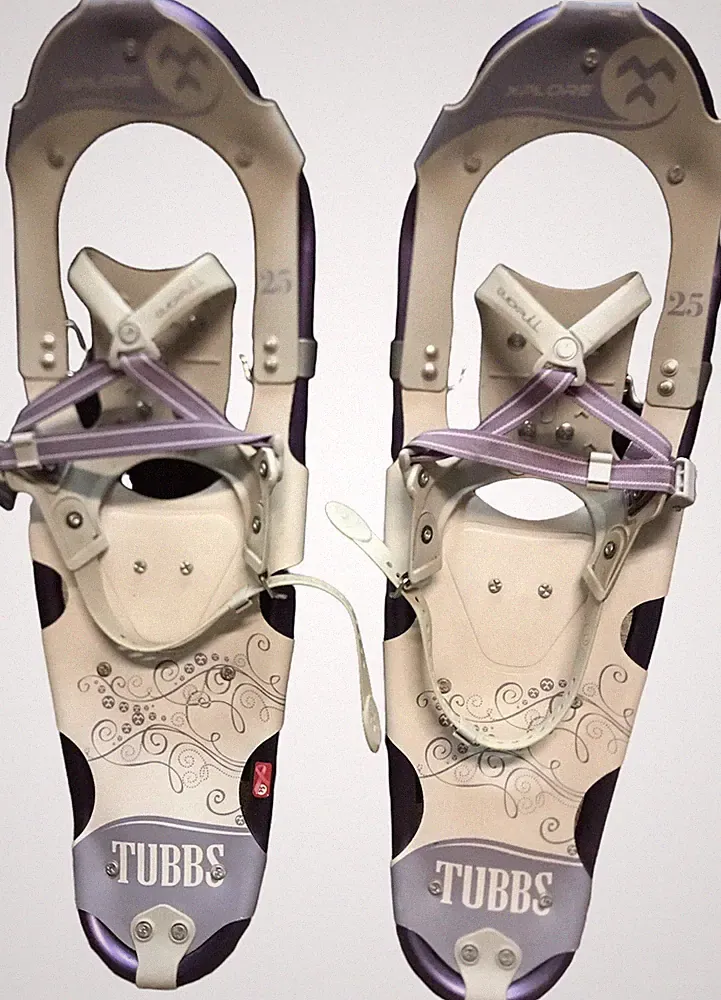 Hiking Boots Snow Shoes Xplore 25 Purple Quick-pull Adjustable Winter Sports