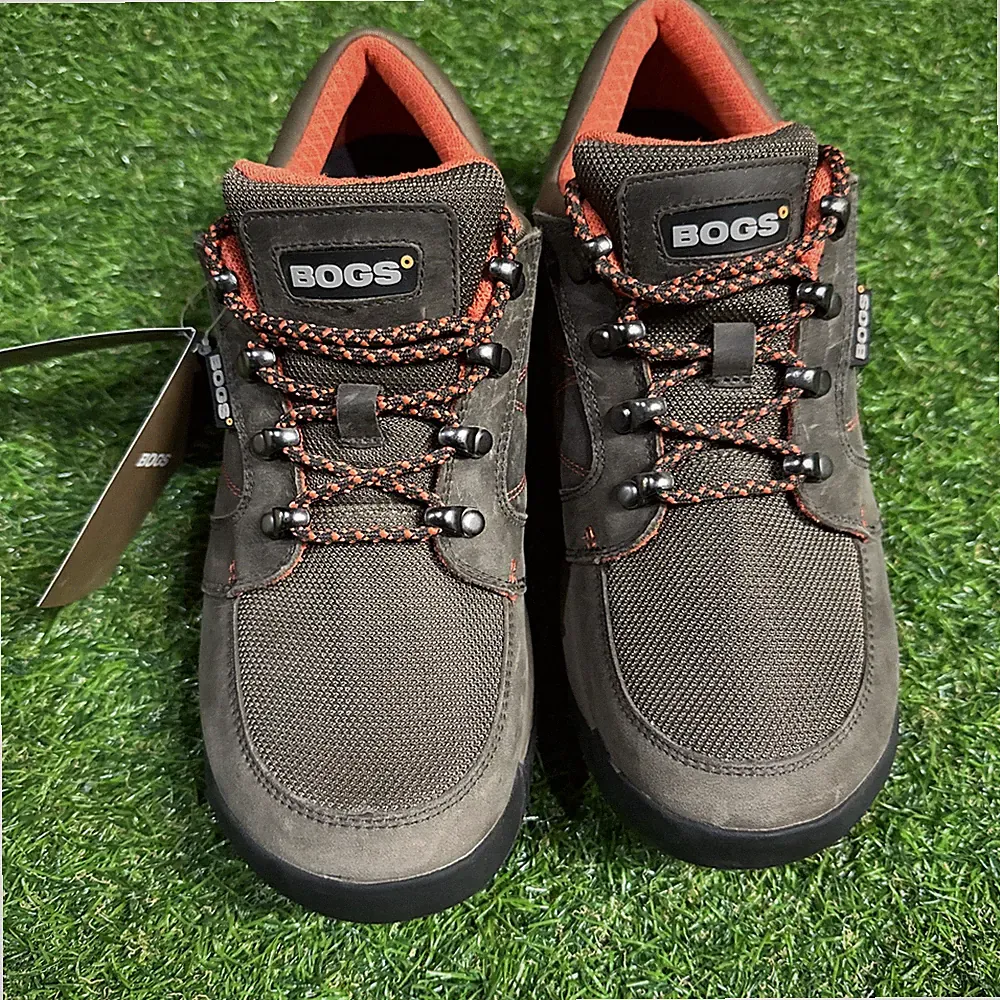 Hiking Shoes Comfort Leather Mesh Lace Up Women's Sz 9 Bogs Bend Brand New