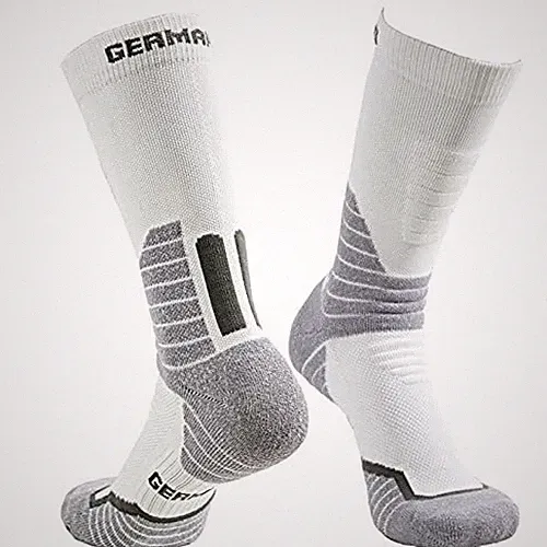 Hiking Work Boot Socks for Men & Women w/Anti-Stress Moisture Wicking Germani...