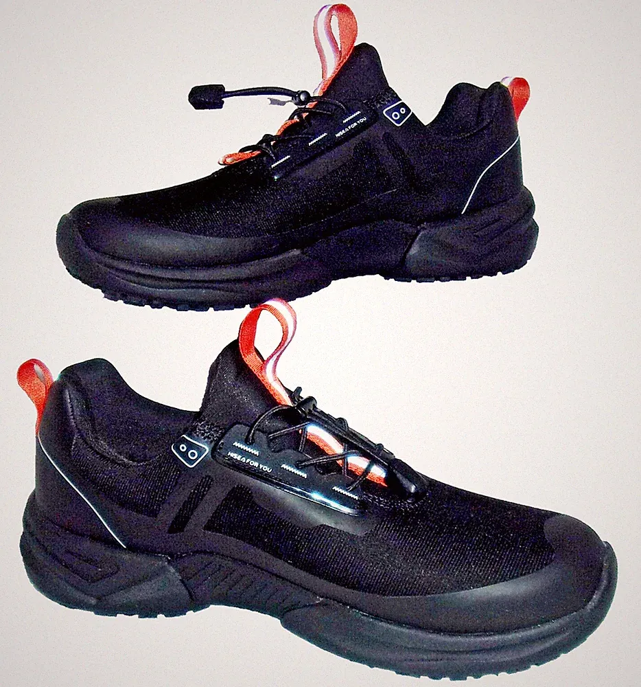 HISEA Water/Stain/Slip -Resistant Safety Work Sneakers, Size 9 - New