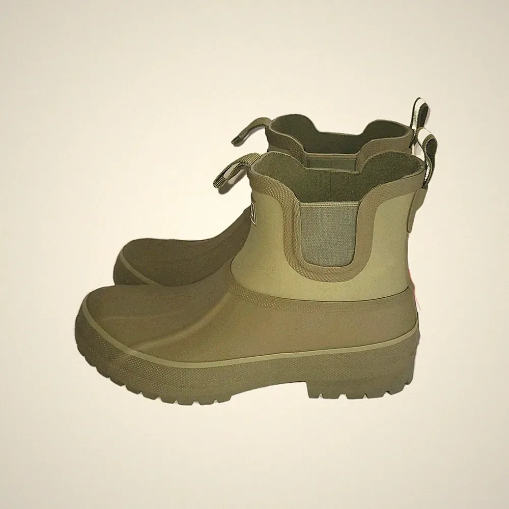 HISEA Women's Duck Chelsea Rain Waterproof Outdoor Mud Garden Boots FAST SHIP