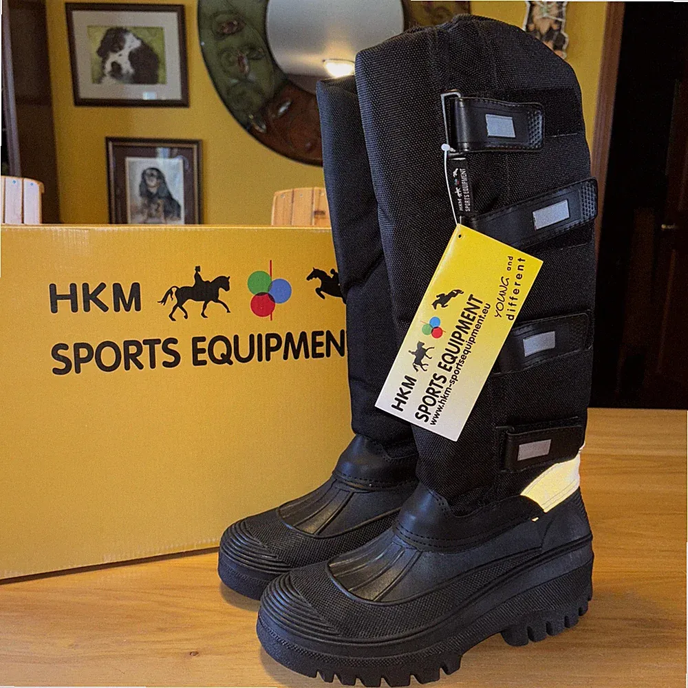 HKM Sports Winter Thermal "Kodiak" Equestrian Riding Boots Women's Size 40 New!!