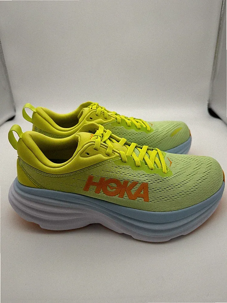 Hoka One One Men’s Bondi 8 Running Shoes Butterfly/Evening Primrose NEW