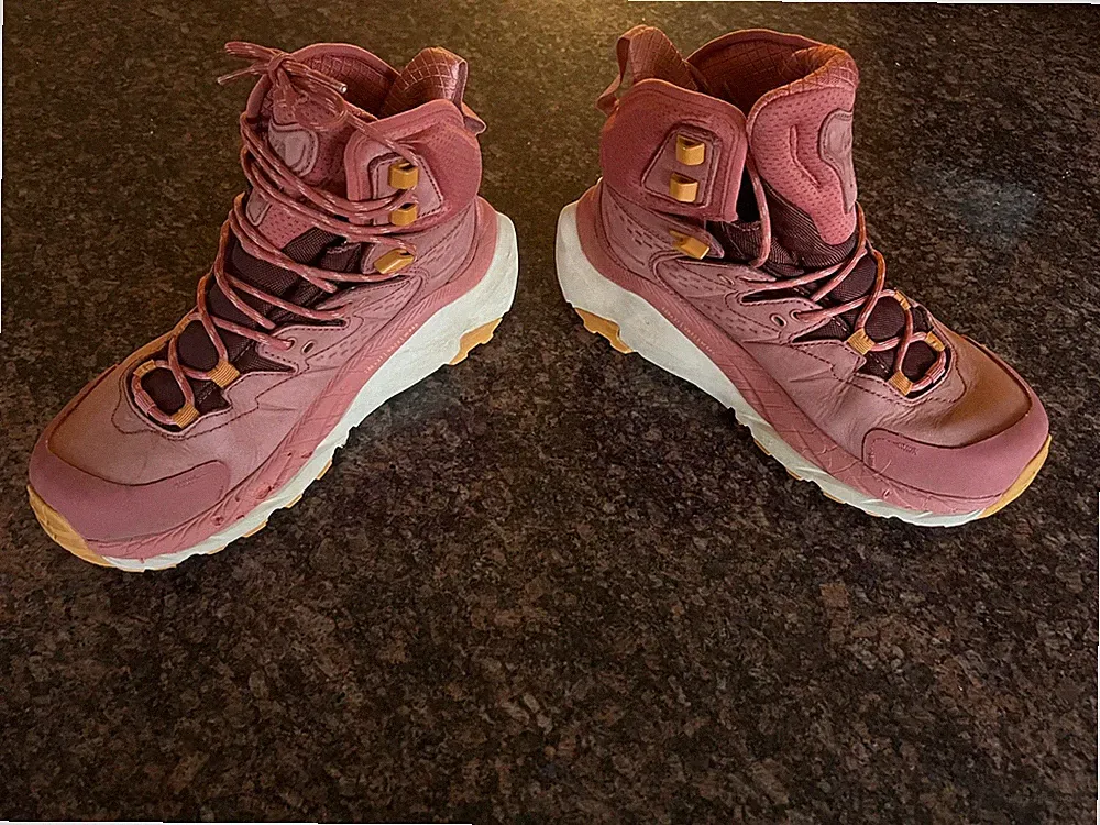 Hoka womens hiking boots size 7.5, lightly used