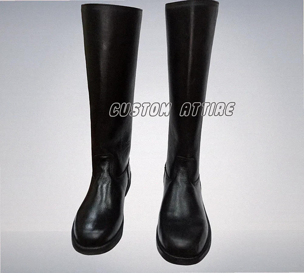 Horse Riding Over Knee Boots For Men, Long Leather Horse Back Riding Boots