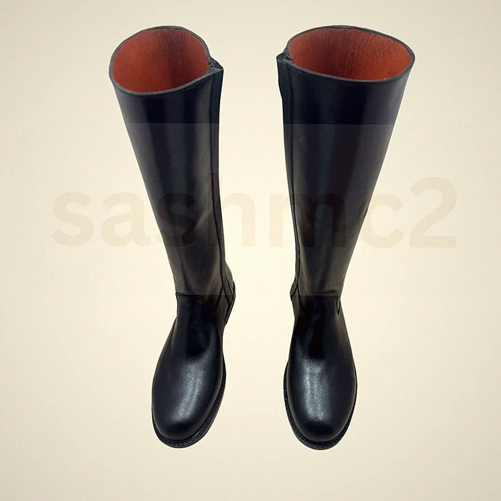 Horseback Riding Boots, Leather Sole Equestrian Boots, Tall Riding Boots for Men