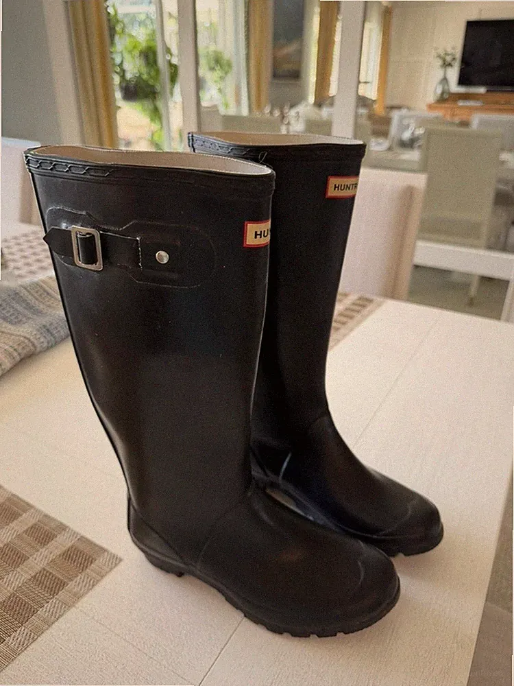 Hunter boots "Huntress" wide calf size US 7