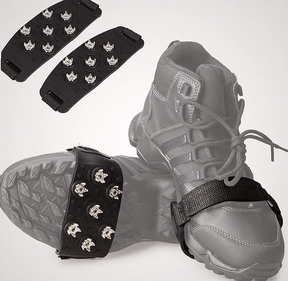 Ice Cleats for Shoes and Boots Traction Ice Shoes Grippers Anti-Skid 7 Point