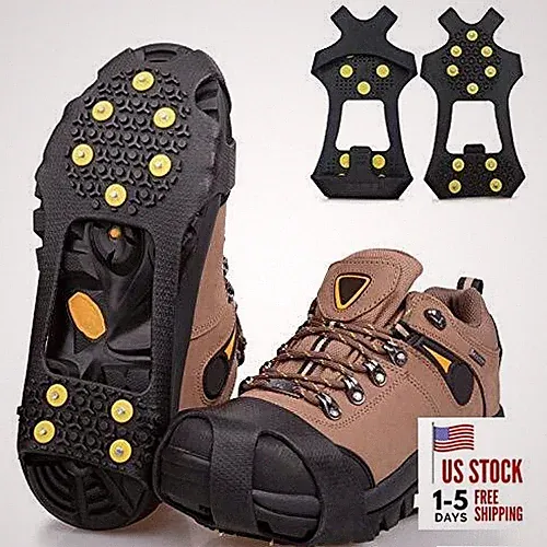 Ice Snow Cleats for Shoes Boots,Walk XX-Large(13-15.5 men/14.5-17 women)