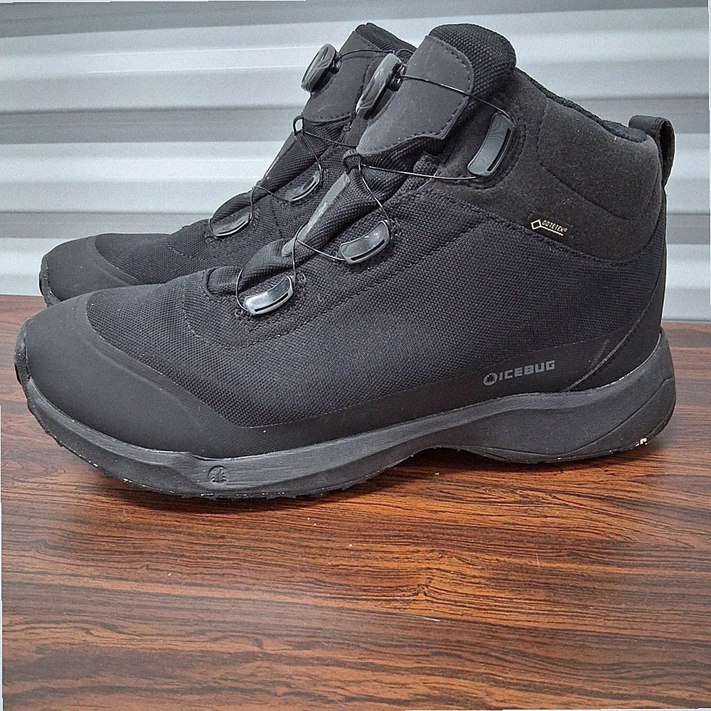 Icebug Stavre M BUGrip GTX BOA Winter Hiking Boot Petroleum Black Sz 13 NICE!