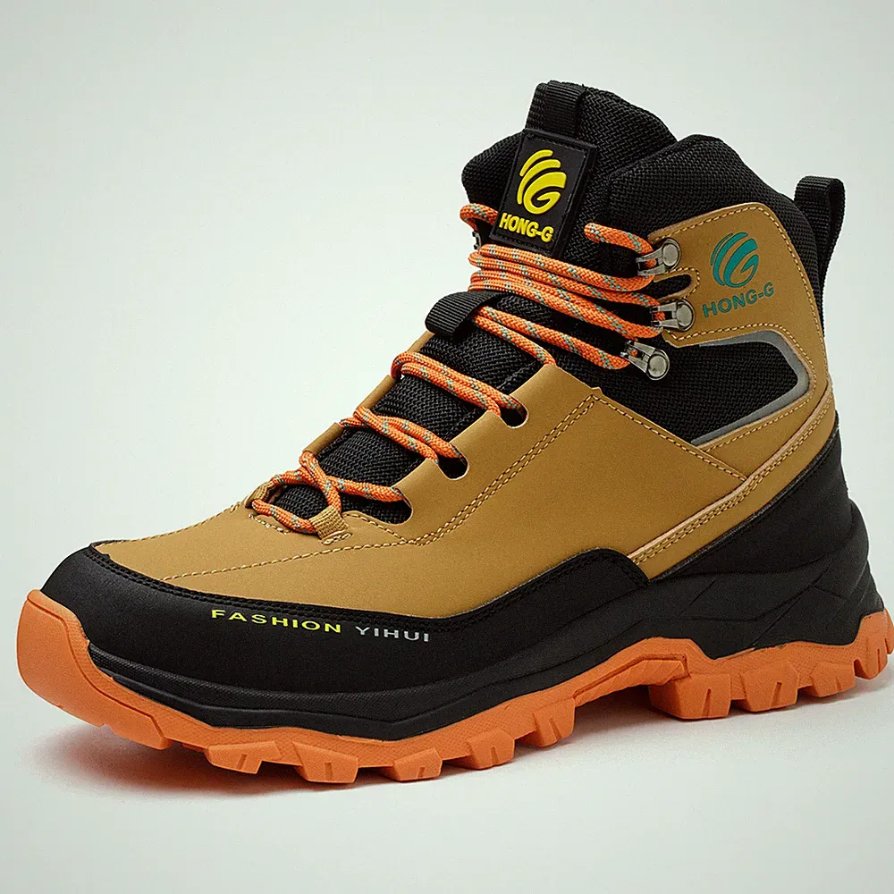 Indestructible Mens Work Boots Steel Toe Anti-smash Non Slip Work Boots Size8-12