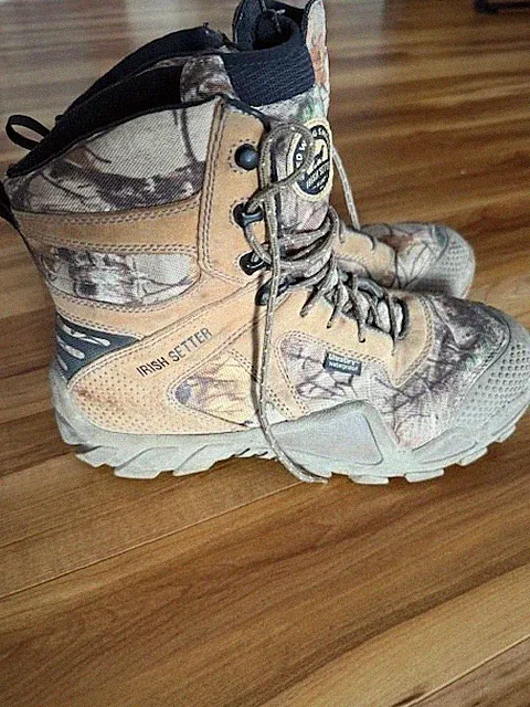 Irish Setter 2870 VaprTrek Camo Leather Waterproof Hunting Boots for Men
