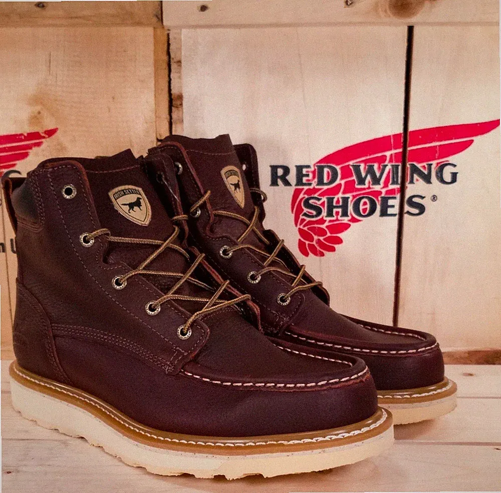 Irish Setter Ashby Men 6 Inch Soft Toe Brown Work Boot - 83605 New size 13 EW