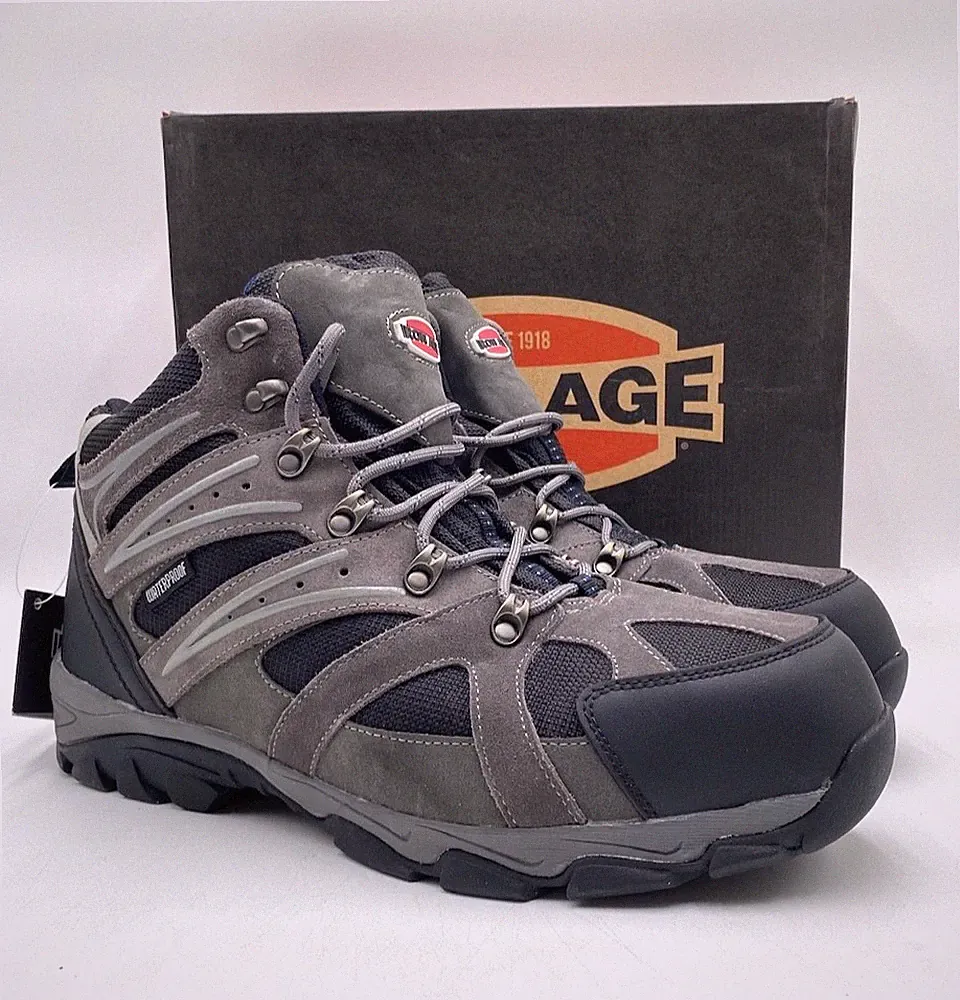 Iron Age SURVEYOR HIKER HEIGHT IA 5250 Men's NEW Hiking Boots Grey Multi Sizes