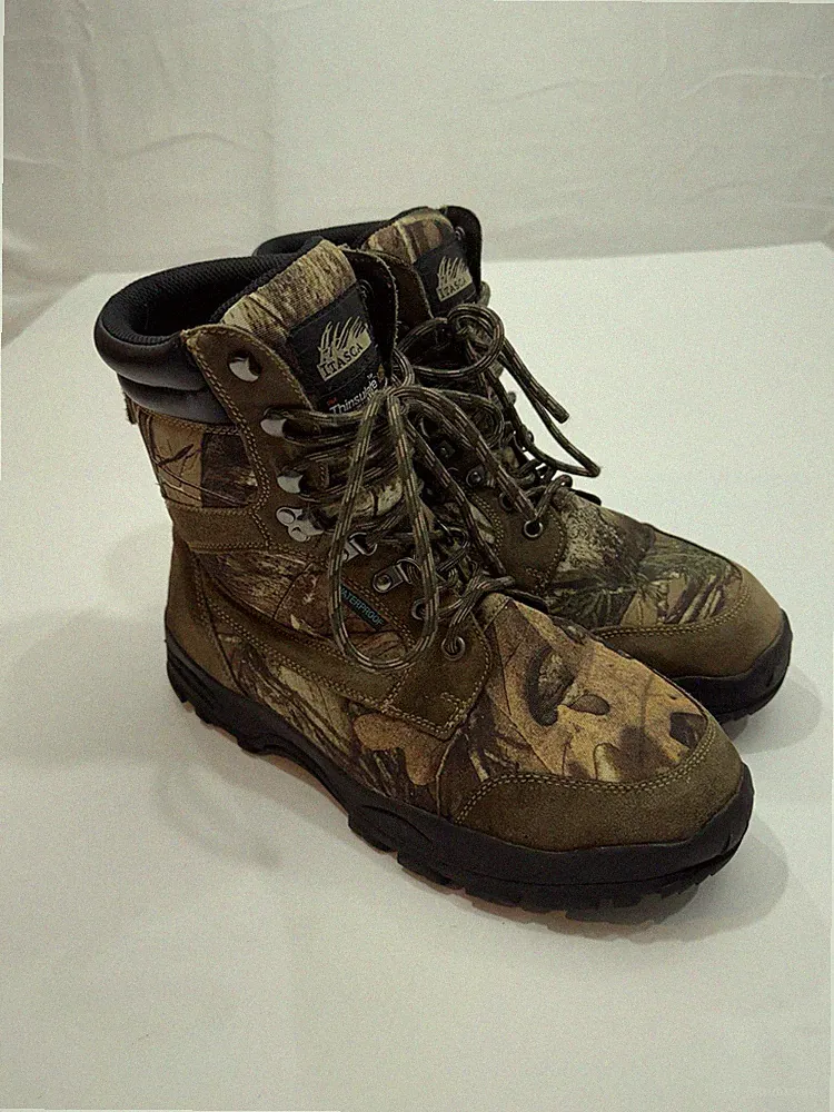 Itasca 3M Thinsulate Camouflage Waterproof Hunting Hiking Boots Men's Size 10.5W