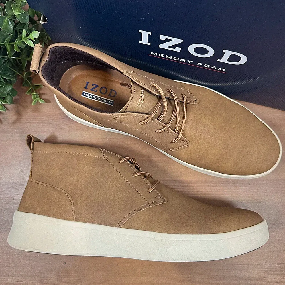 IZOD Men's Palmer Chukka Boots Brown Size 11