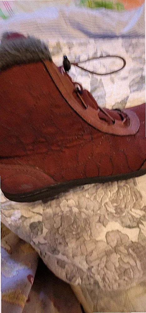 jambu tandee boots for women size 8.5m burgundy in color side zip and elastic ti