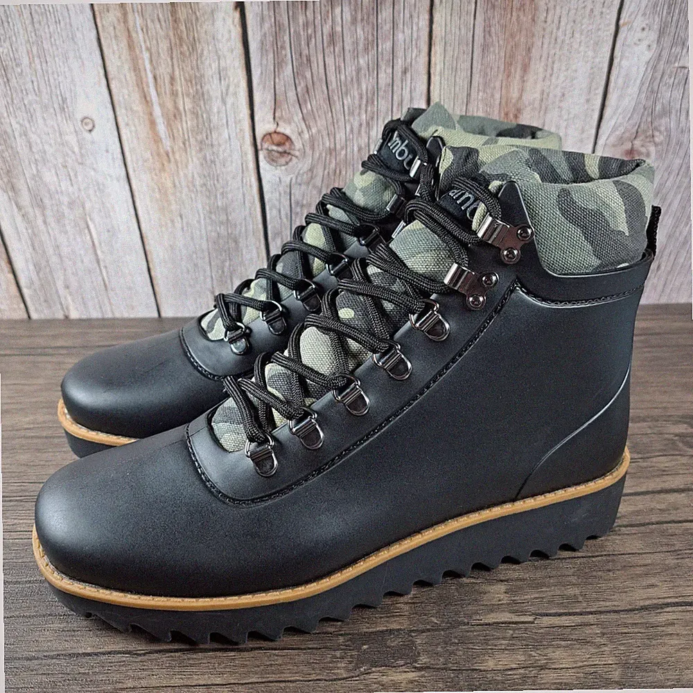 JBU by Jambu Rainey Waterproof Hiking Boots Women's Sz 7 M Black Camo (NWT)