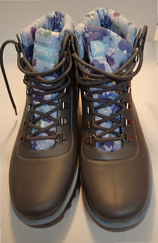 JBU by Jambu Rainey Waterproof Hiking Boots Women's Sz 9M Blue Camo