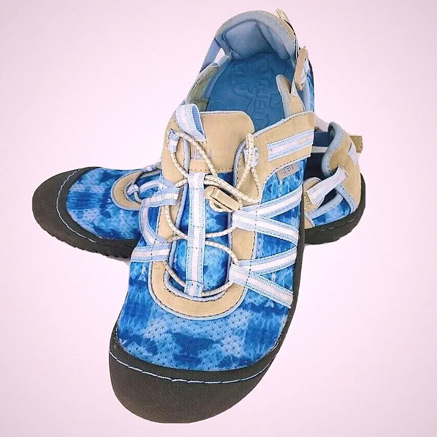 JBU Jambu Keegan Bungee Lace Sneakers Shoes Blue 7 M Hiking Walking