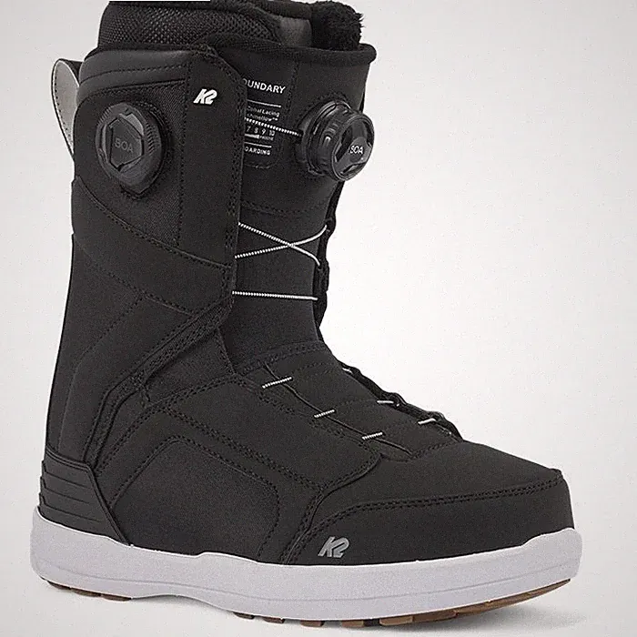 K2 Boundary Men's Snowboard Boots, Black, M10 MY24