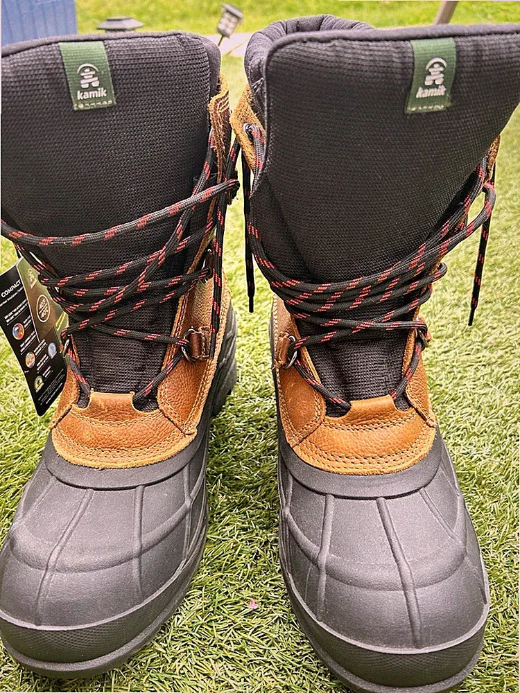 Kamik ALBORGPLUS Men's Insulated Hiking Boots Brown Black US 11