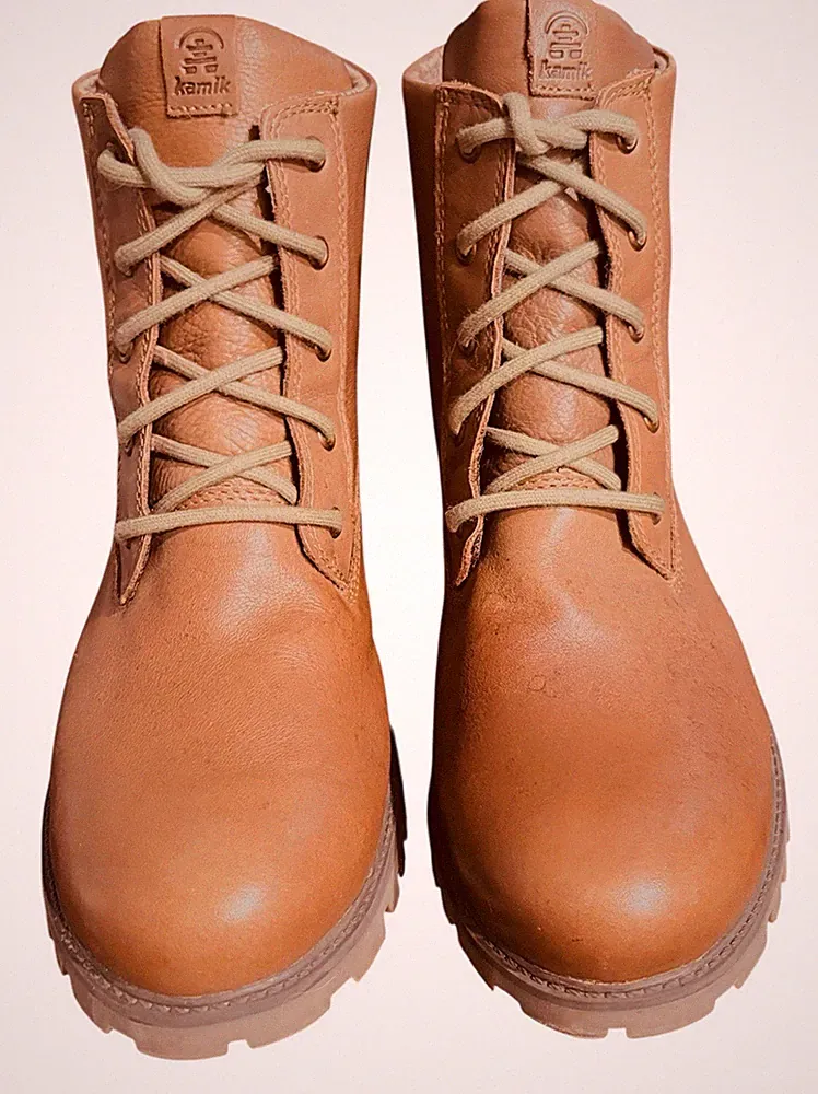 Kamik Autumn Waterproof Seam-Sealed TanLeather Boots/L11/store/return/new