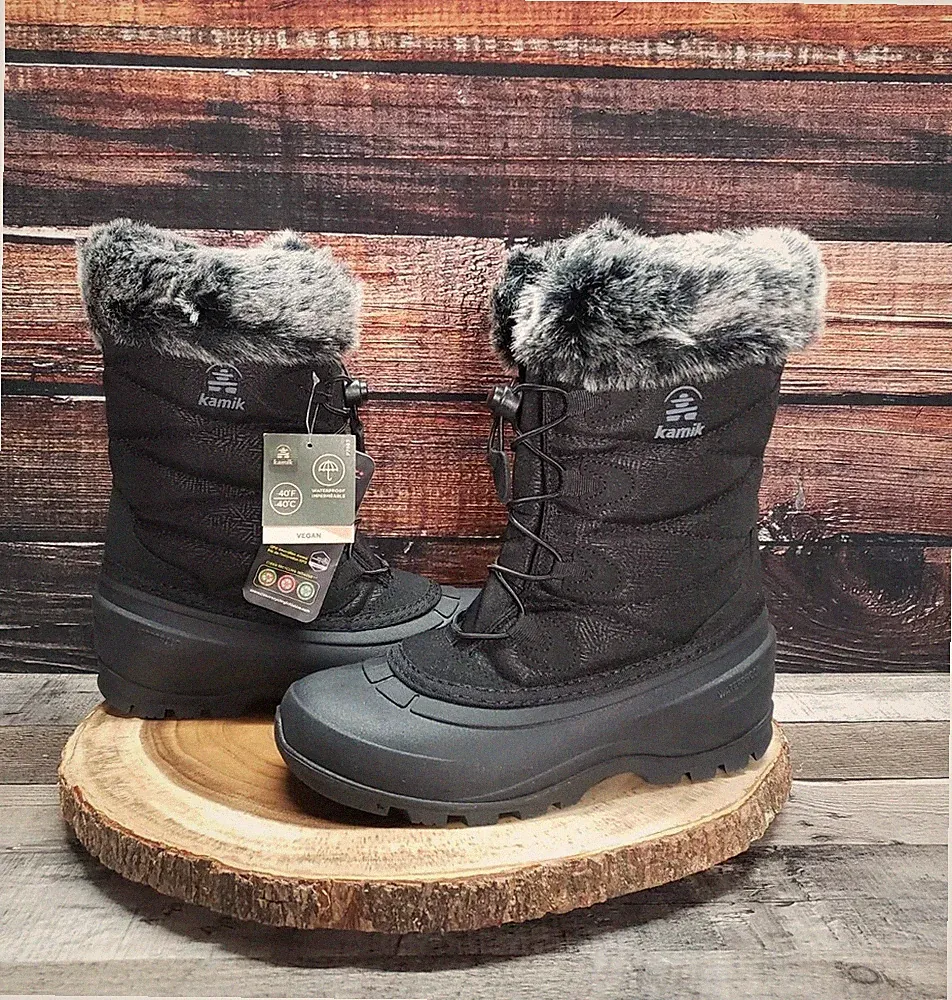 Kamik Momentum 3 Size 7 Waterproof Insulated Outdoor Boots Vegan $110 NWT