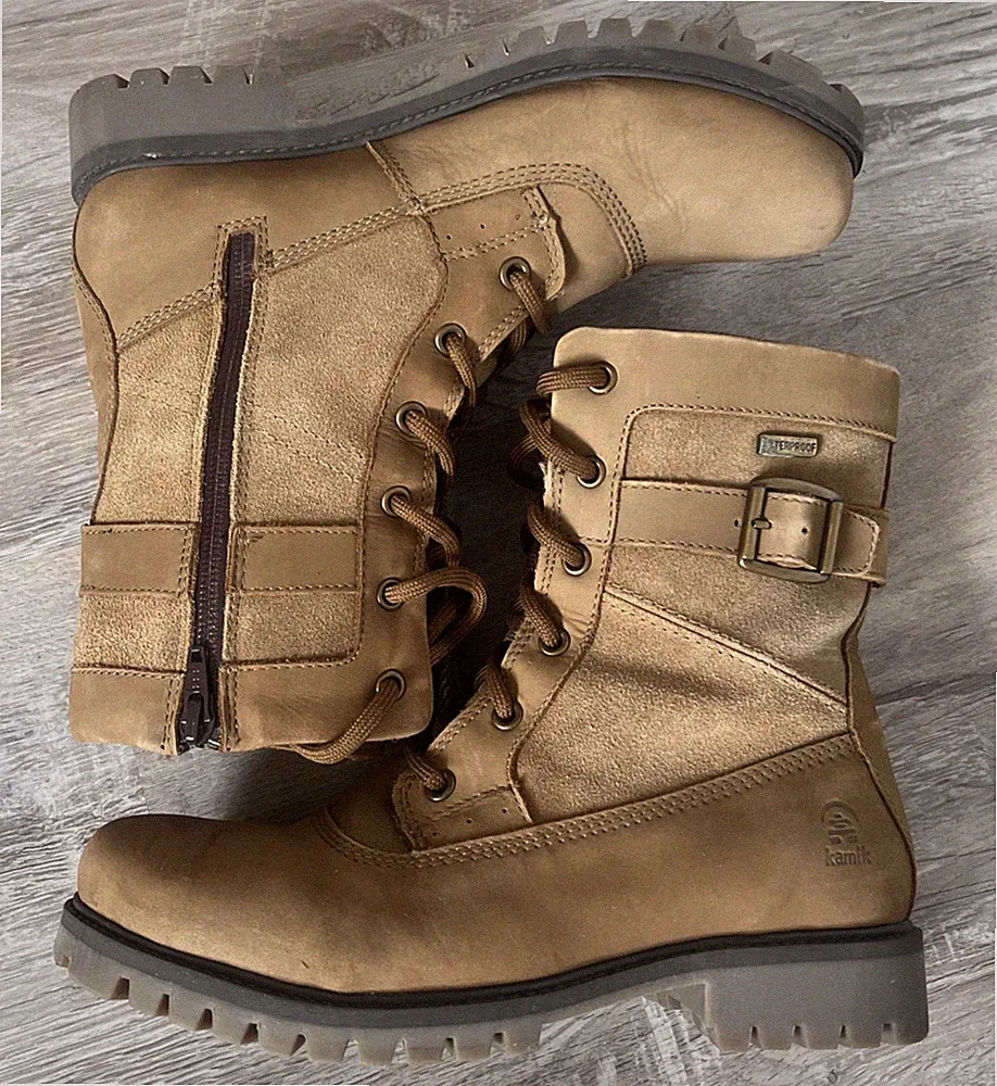 Kamik Roguemid | 3M Waterproof Boots | Size 8 | Tan