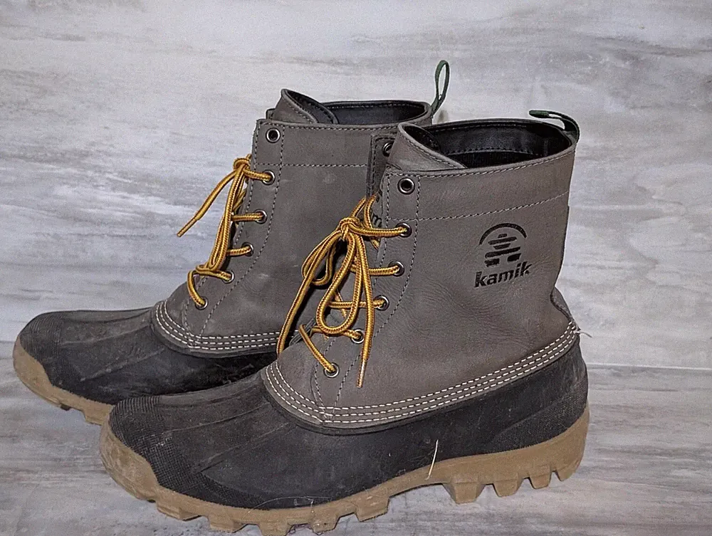 Kamik Waterproof Winter Boots with Rugged Sole