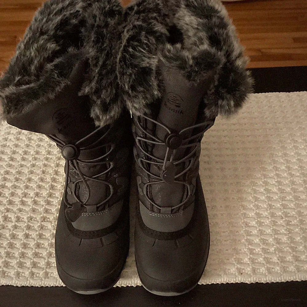 Kamik Womens 8 Winter Boots Black Momentum 3 Waterproof Thinsulate