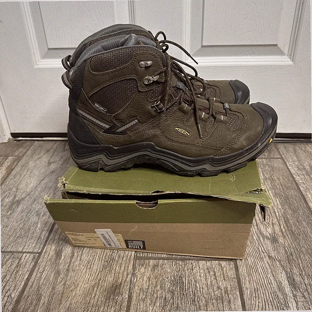 KEEN Durand Mid Waterproof Hiking Backpacking Boots Men's US 14